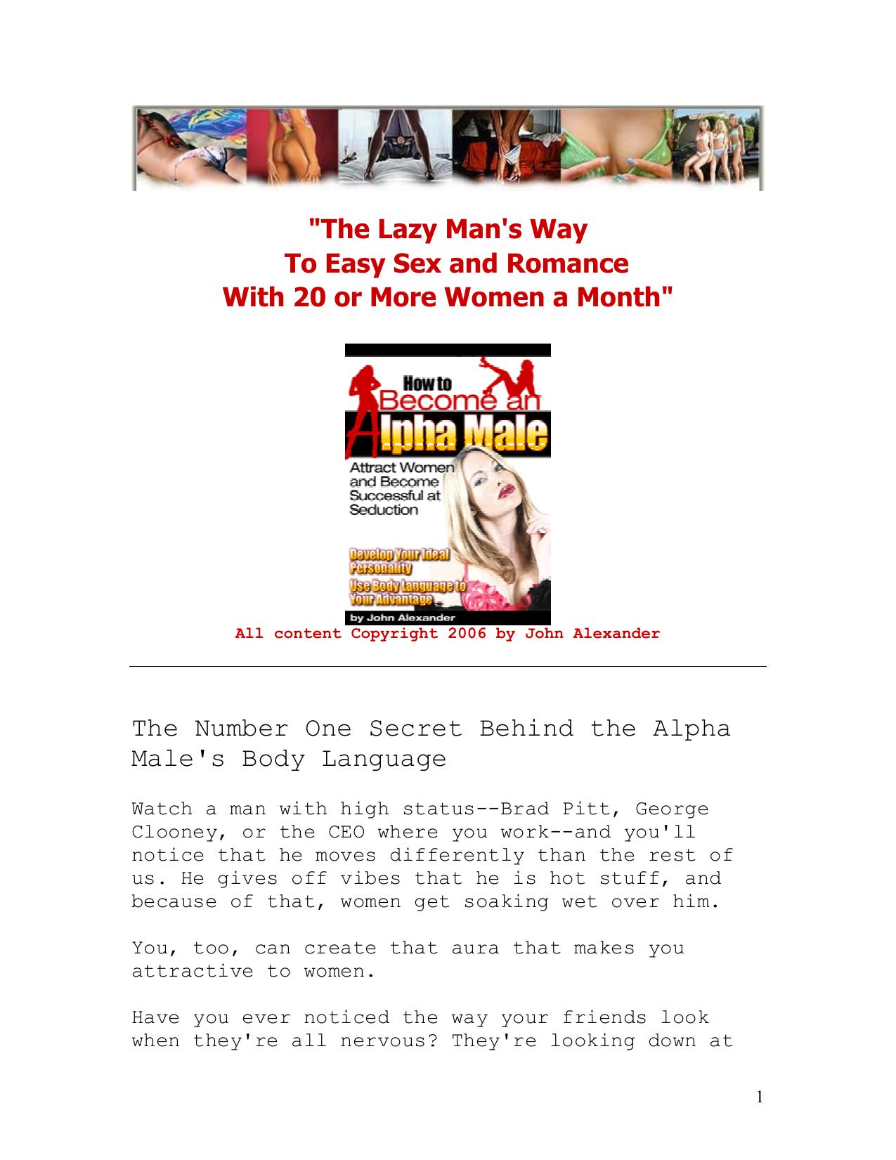 The Lazy Man's Way by Body Language