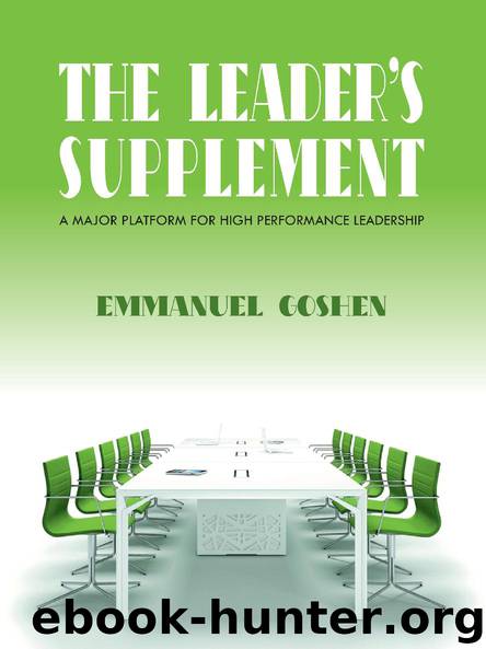 The Leader’s Supplement by Emmanuel Goshen
