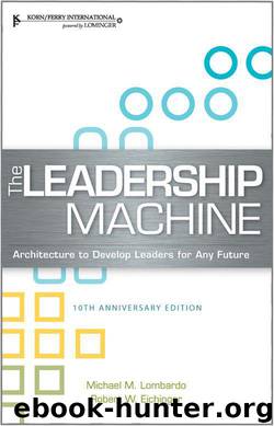 The Leadership Machine by Robert Eichinger & Michael Lombardo