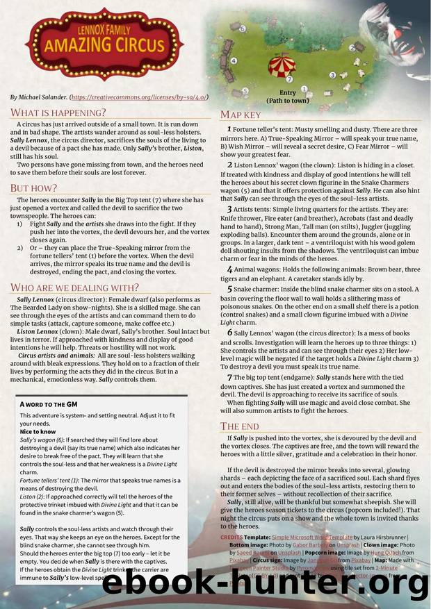 The Lennox Family Amazing Circus by Micha