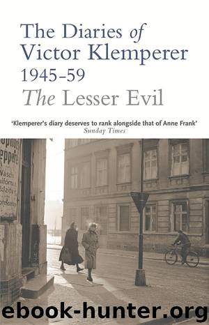 The Lesser Evil by Victor Klemperer