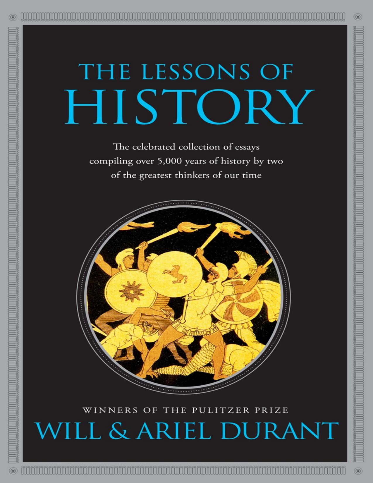 The Lessons of History by Will Durant