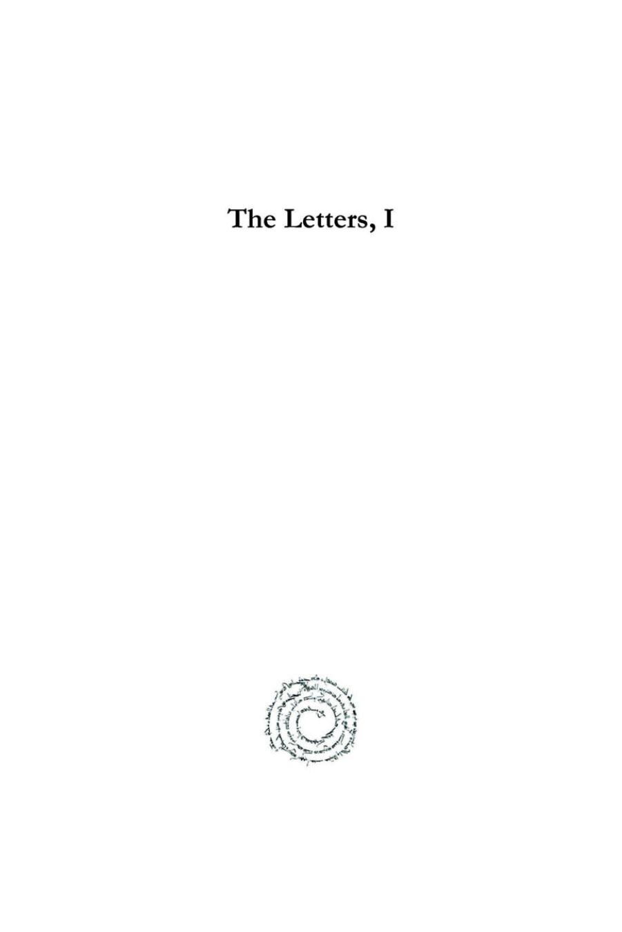 The Letters, I by Adam of Perseigne; Grace Perigo; Thomas Merton