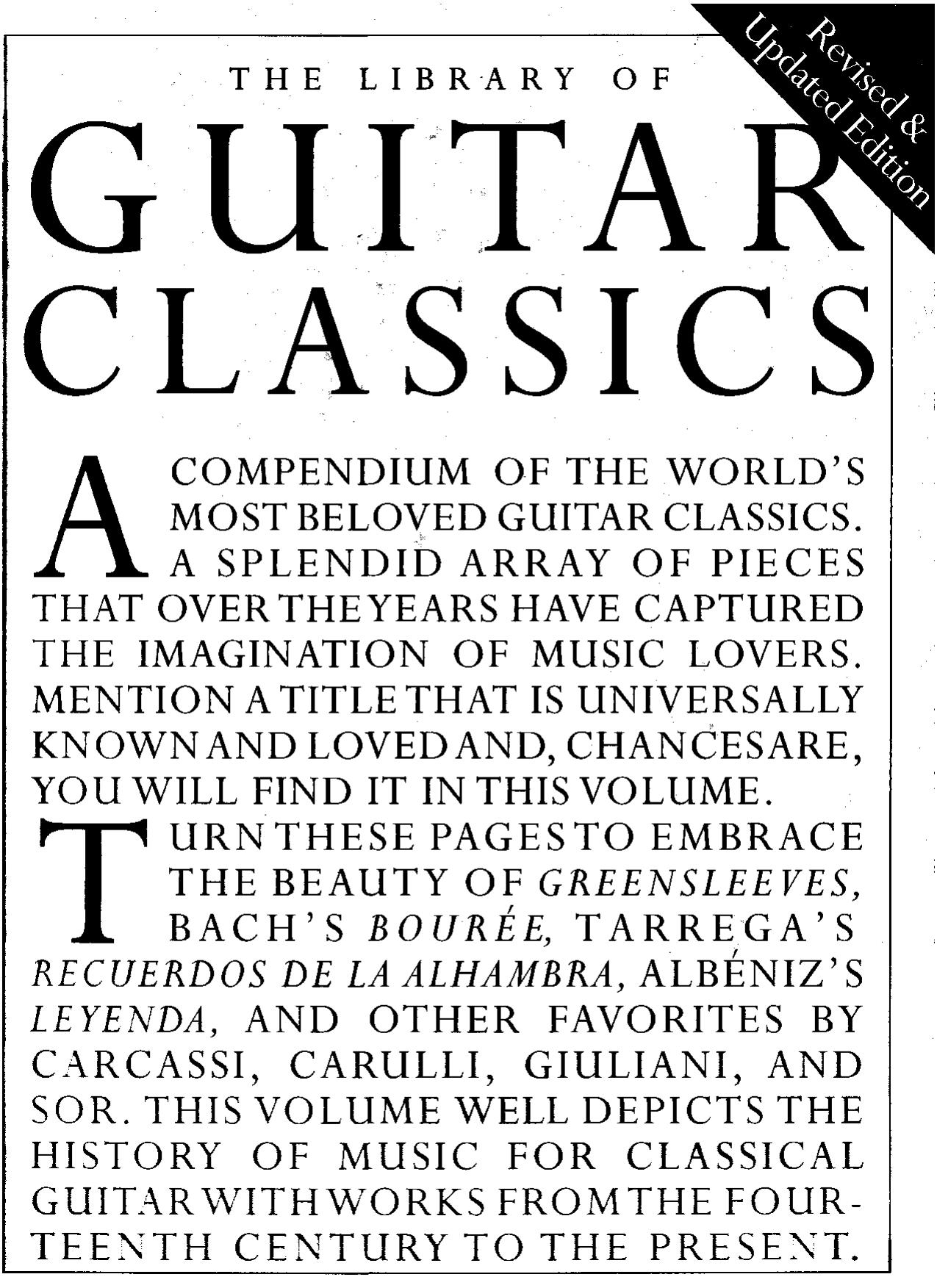 The Library Of Guitar Classics by compiled & arranged by Jerry Willard
