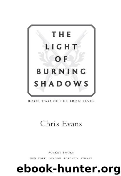 The Light of Burning Shadows: Book Two of the Iron Elves by Evans Chris