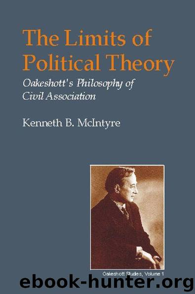 The Limits of Political Theory by Kenneth B. McIntyre