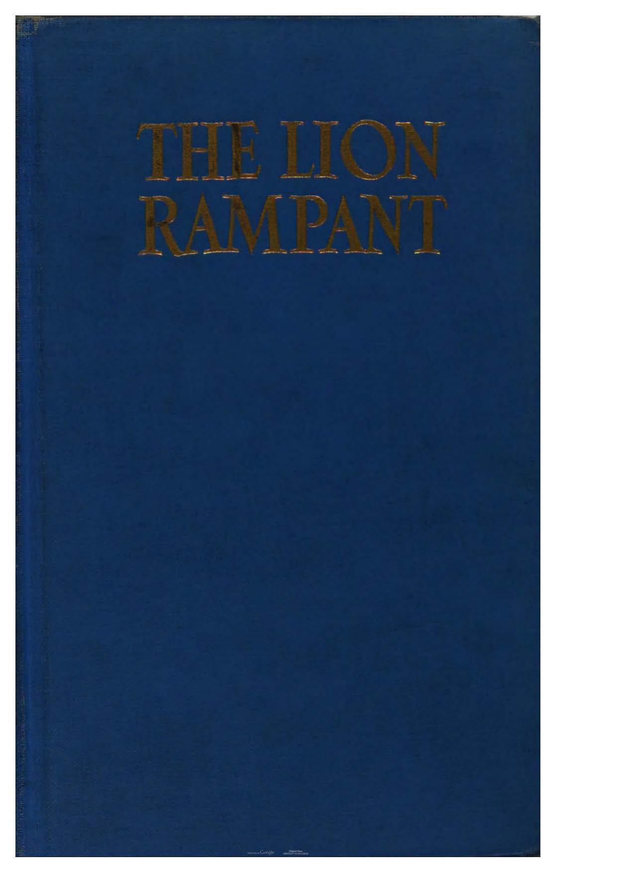 The Lion Rampant, the Story of Holland’s Resistance to the Nazis (1943) by unknow