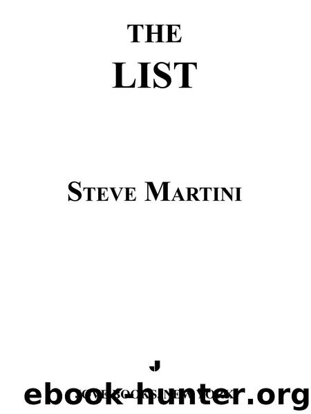 The List by Steve Martini