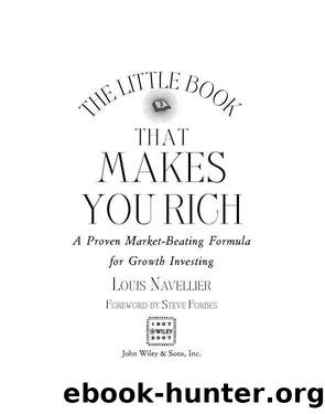 The Little Book That Makes You Rich by Louis Navellier & Forbes Steve