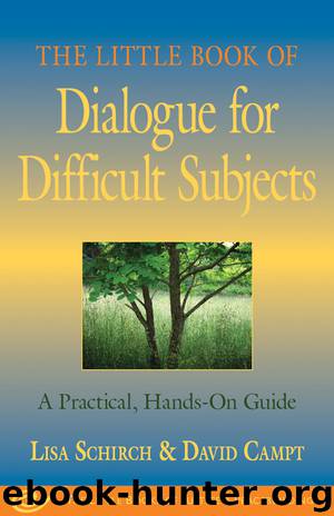 The Little Book of Dialogue for Difficult Subjects by Lisa Schirch