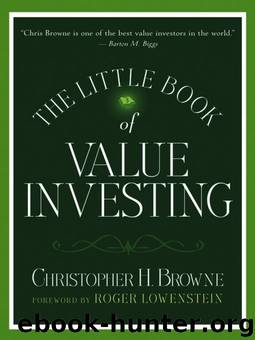 The Little Book of Value Investing by Browne Christopher H. & Lowenstein Roger