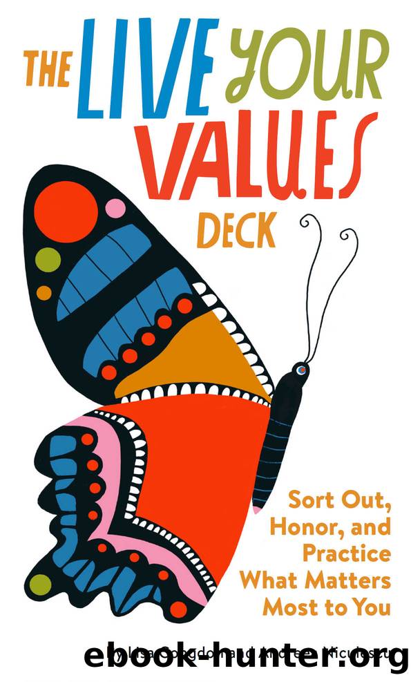 The Live Your Values Deck by Lisa Congdon & Andreea Niculescu