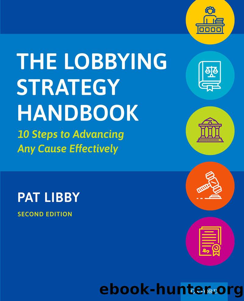 The Lobbying Strategy Handbook by Pat Libby;