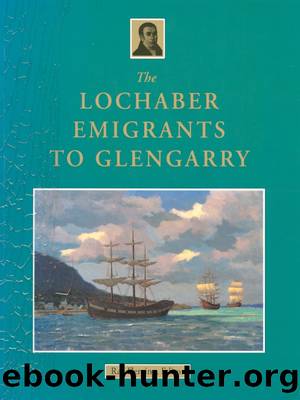 The Lochaber Emigrants to Glengarry by R.B. Fleming