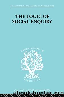 The Logic of Social Enquiry by Quentin Gibson