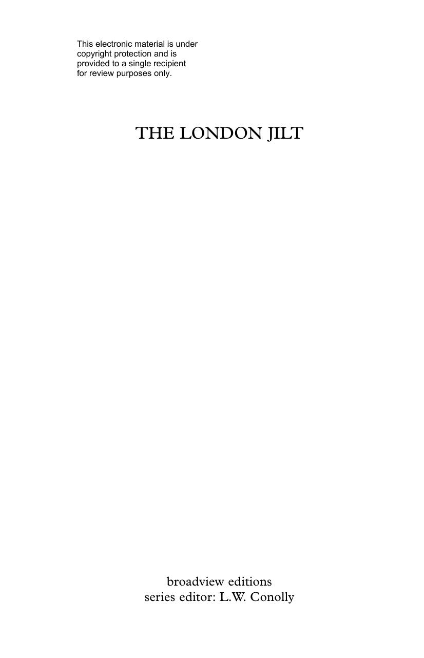 The London Jilt by Charles H. Hinnant