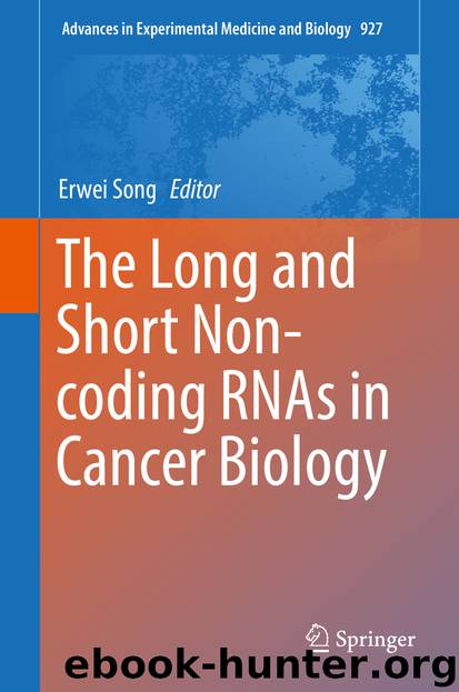 The Long and Short Non-coding RNAs in Cancer Biology by Erwei Song