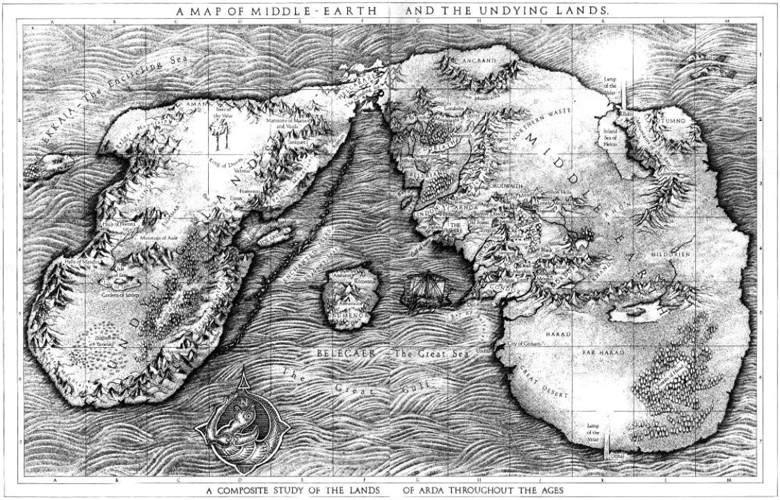 The Lord of the Rings - Maps by JRR Tolkien
