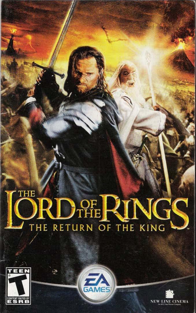 The Lord of the Rings - The Return of the King - Manual by PS2