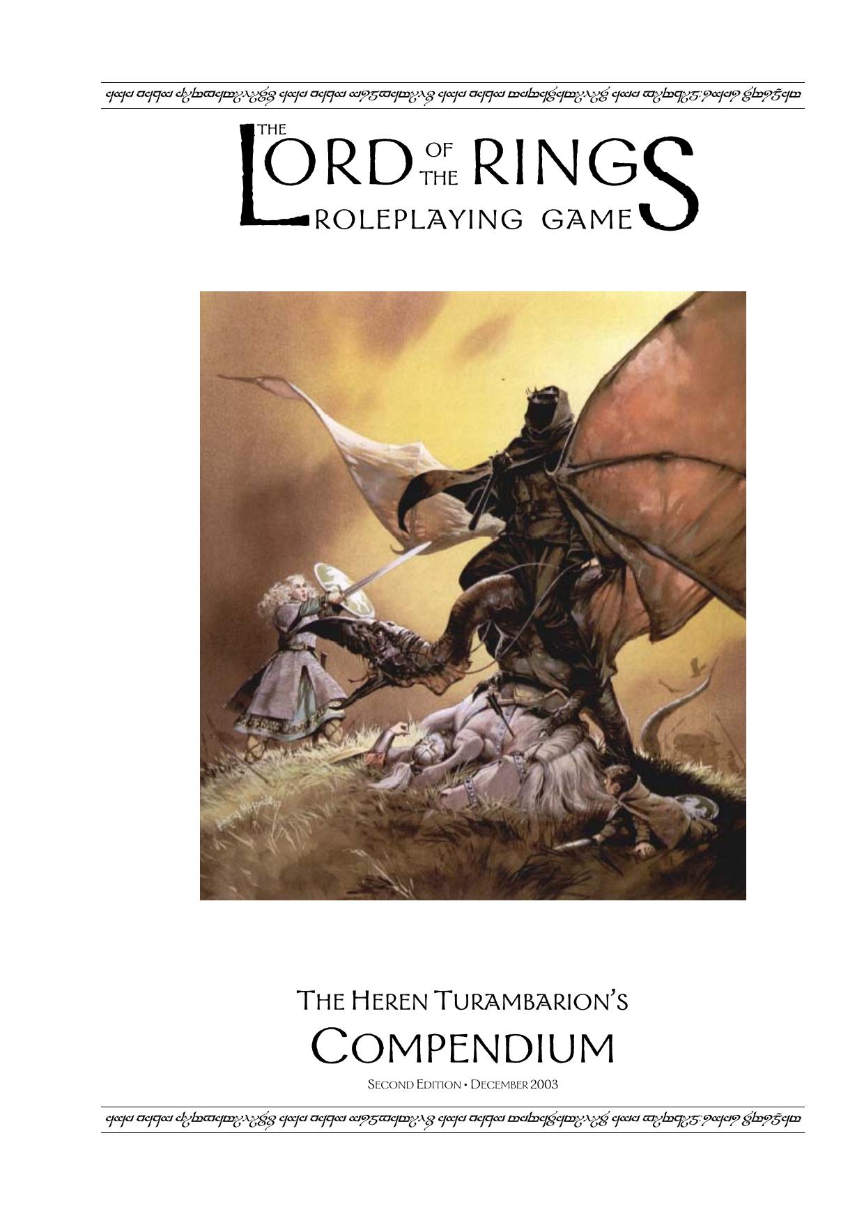 The Lord of the Rings Roleplaying Game by Georg Witrisal