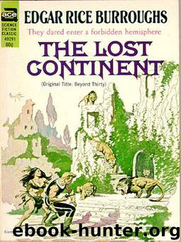 The Lost Continent (Webster's French Thesaurus Edition) by Edgar Rice Burroughs