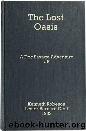 The Lost Oasis by Robeson Kenneth