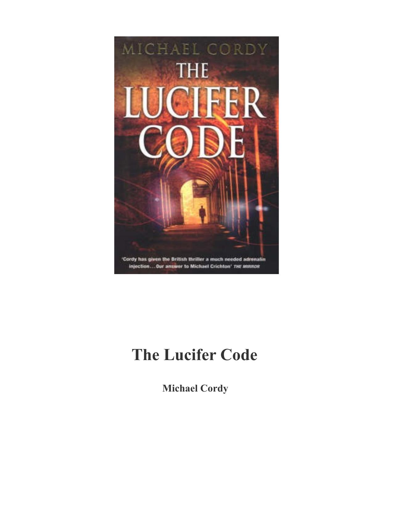 The Lucifer Code by Michael Cordy