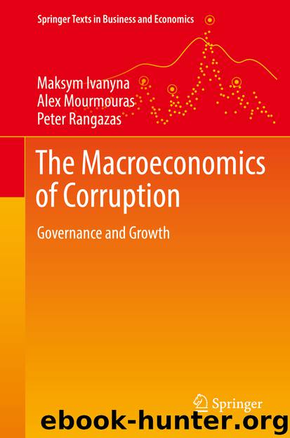 The Macroeconomics of Corruption by Maksym Ivanyna Alex Mourmouras & Peter Rangazas
