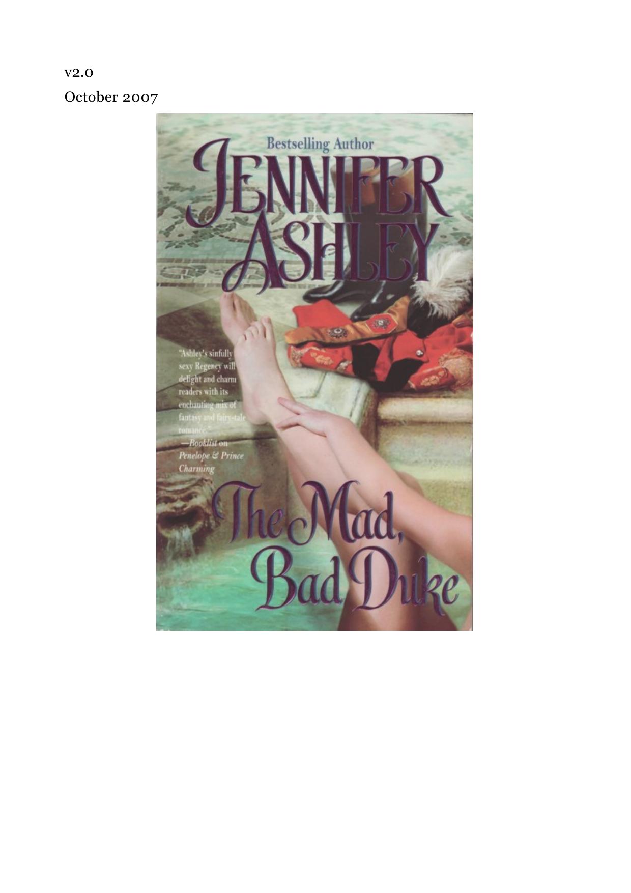 The Mad, Bad Duke by Ashley Jennifer