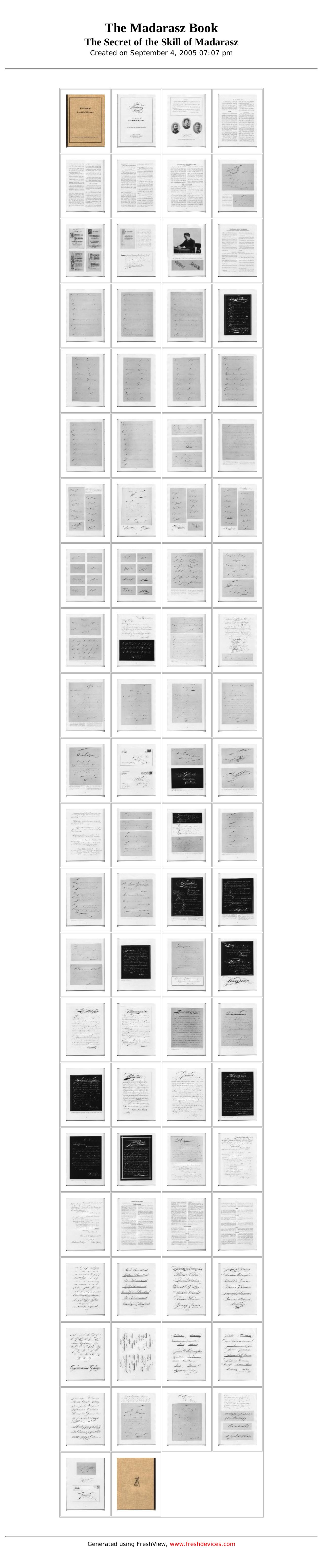 The Madarasz Book - The Secret of the Skill of Madarasz, Copyright © by Zaner-Bloser, Inc Used with permission All rights reserved by Madarasz-Zanerian College