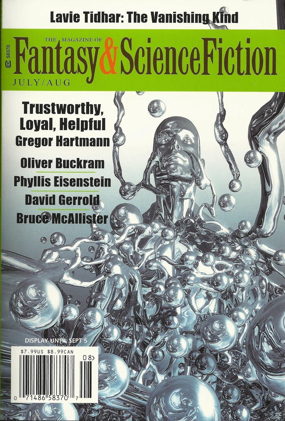 The Magazine of Fantasy & Science Fiction - July/August 2016 by Various