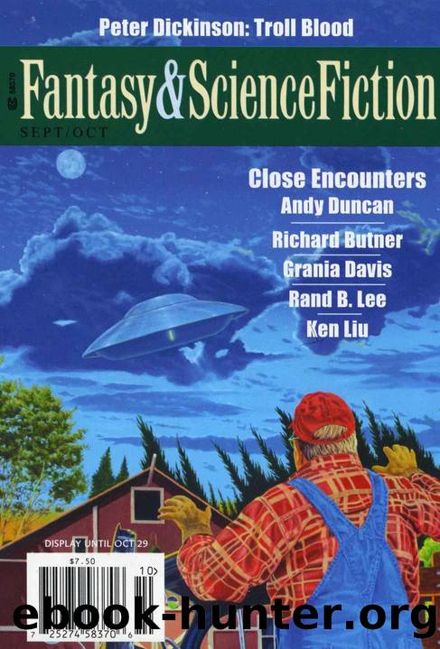 The Magazine of Fantasy & Science Fiction SeptemberOctober 2012 (The Magazine of Fantasy & Science Fiction Book 123) by unknow