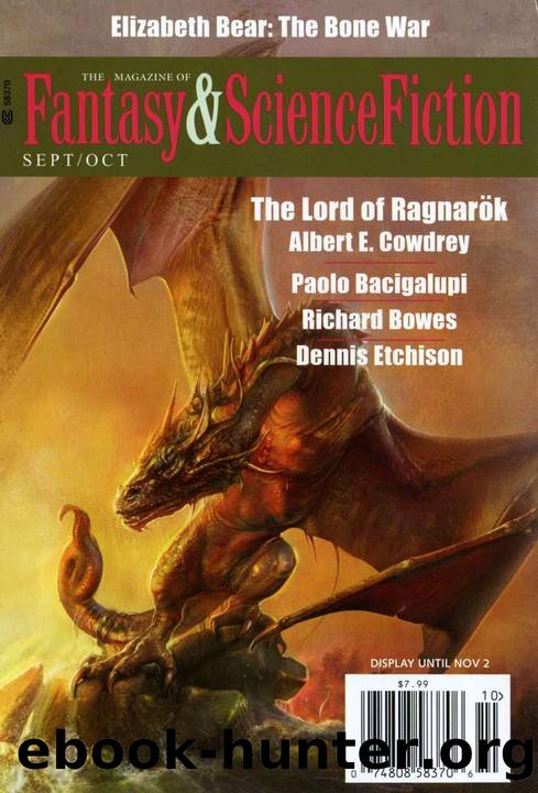 The Magazine of Fantasy & Science Fiction SeptemberOctober 2015 (The Magazine of Fantasy & Science Fiction Book 129) by unknow