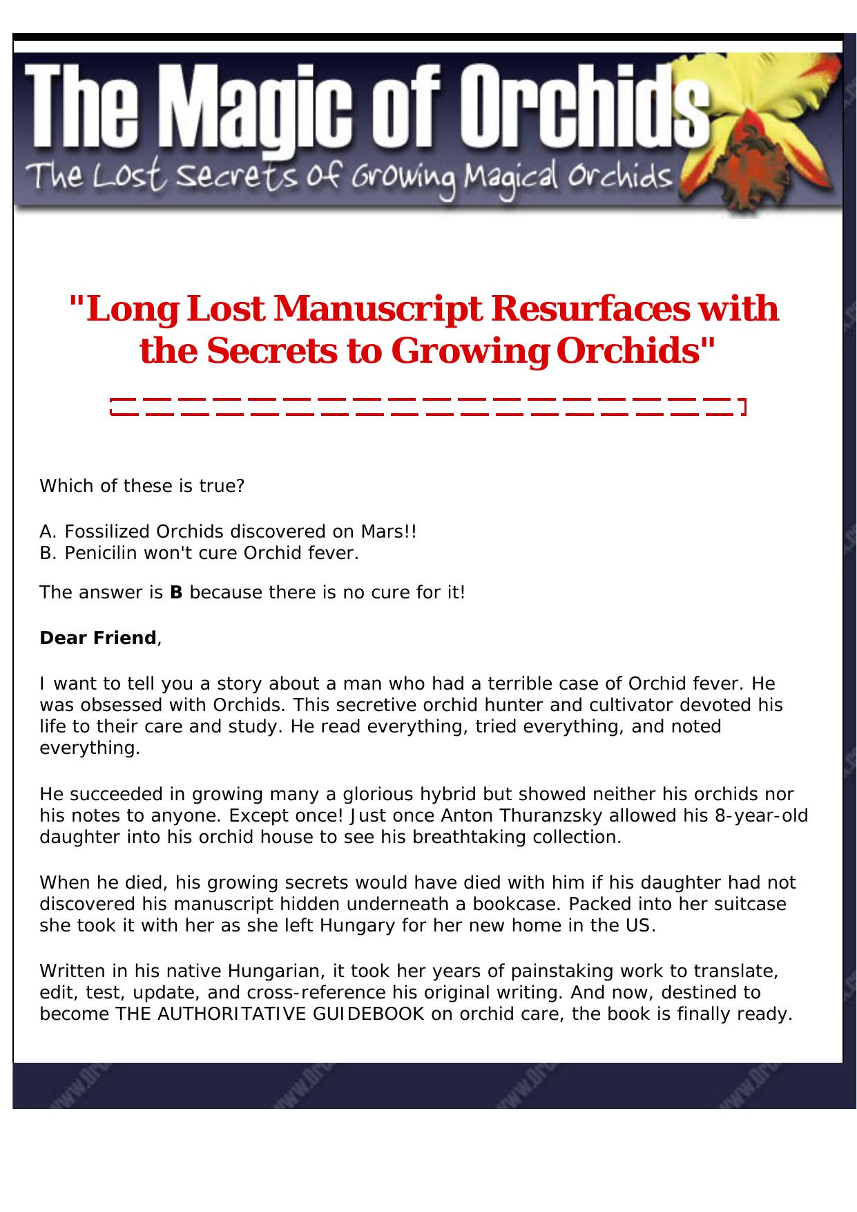 The Magic Of Orchids. by Best of Kuszter's Collection