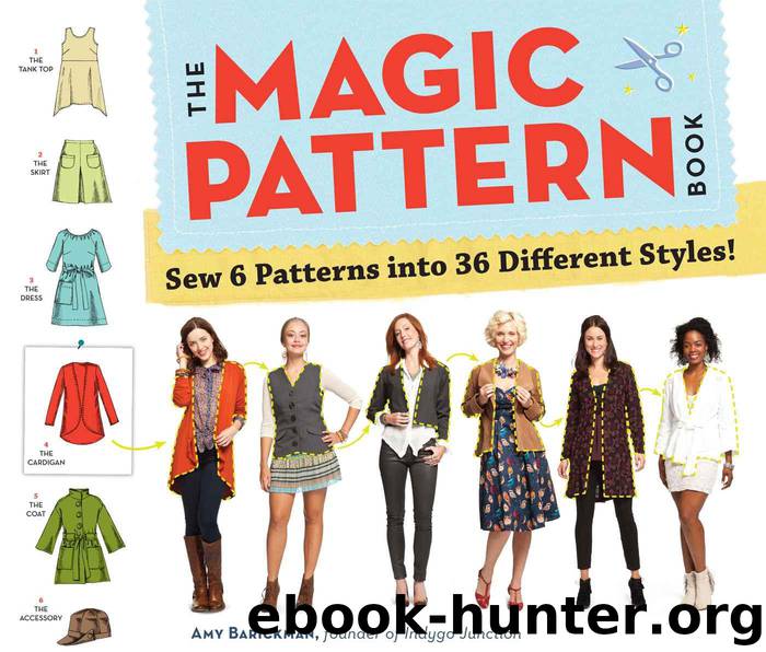 The Magic Pattern Book: Sew 6 Patterns into 36 Different Styles! by Barickman Amy