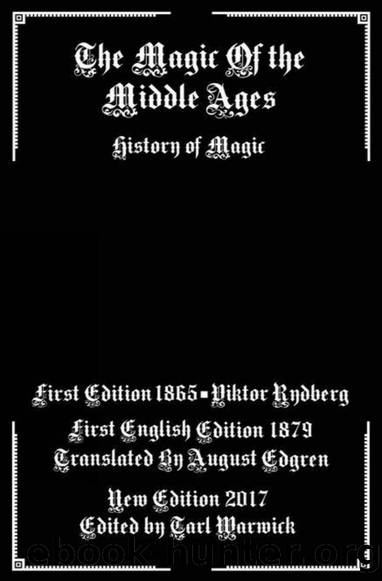 The Magic of the Middle Ages: History of Magic by Viktor Rydberg