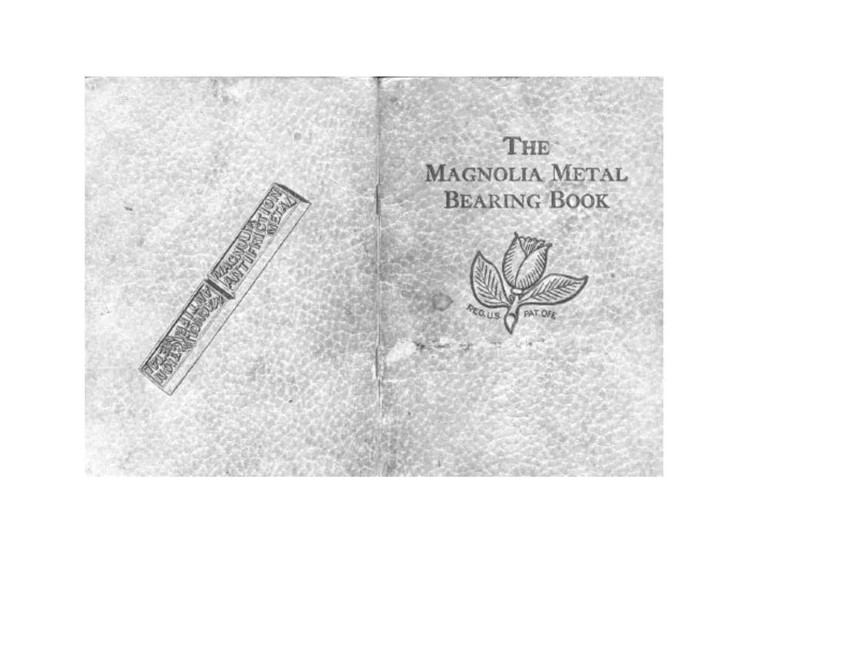 The Magnolia metal bearing book by Magnolia Metal Company