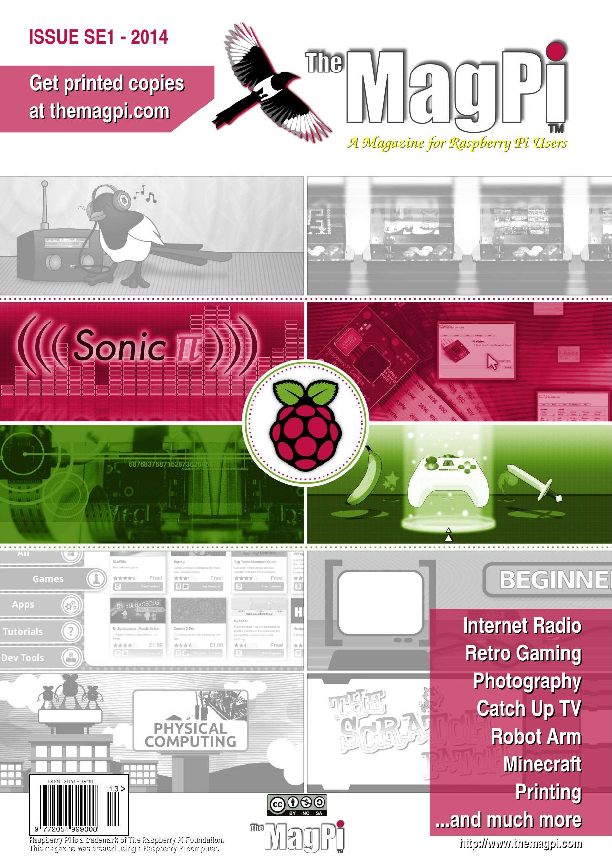 The Magpi Magazine Back Cover by Bryan Butler