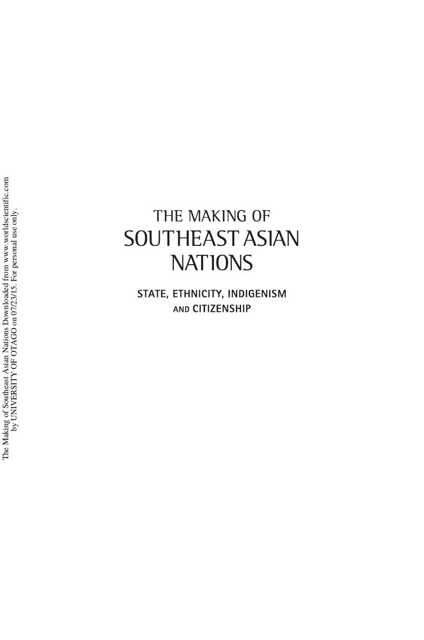 The Making of Southeast Asian Nations by leo Suryadinata