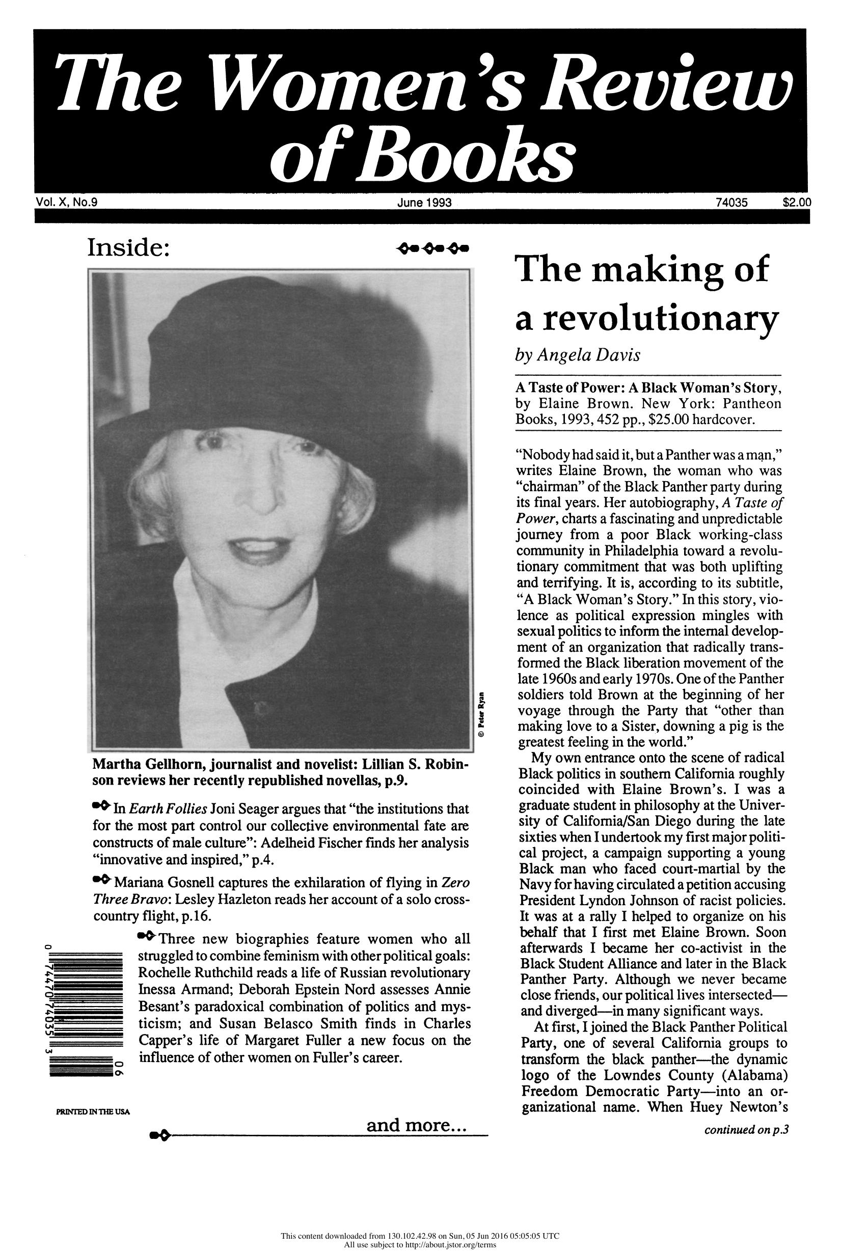 The Making of a Revolutionary by The Making of a Revolutionary