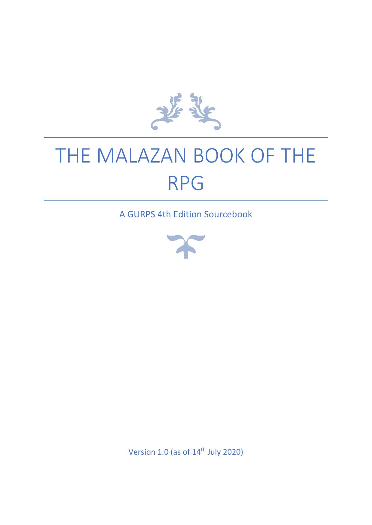 The Malazan Book of the RPG by Obi Rose