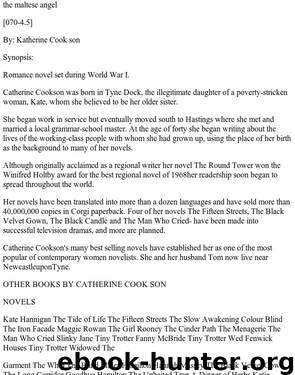 The Maltese Angel by Catherine Cookson