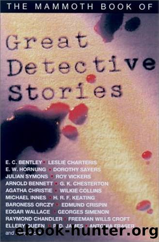 The Mammoth Book of Great Detective Stories by Herbert Van Thal