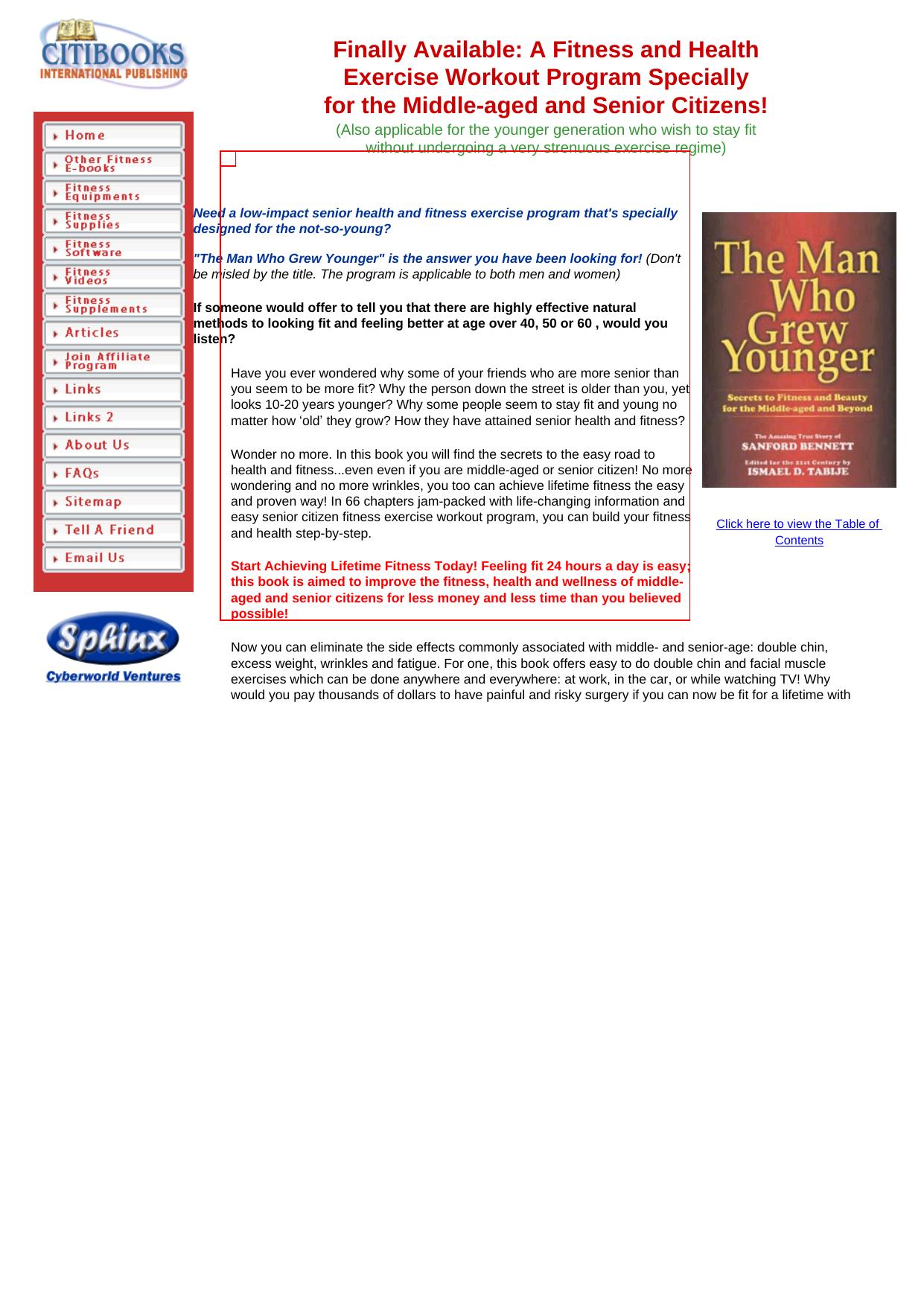 The Man Who Grew Younger. by Best of Kuszter's Collection