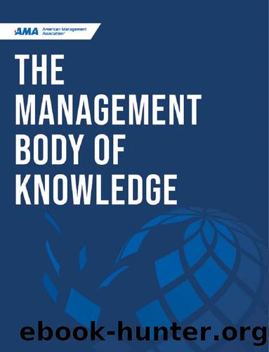 The Management Body of Knowledge by unknow