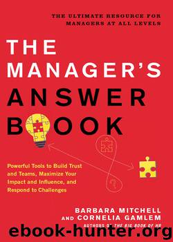 The Manager's Answer Book by Barbara Mitchell