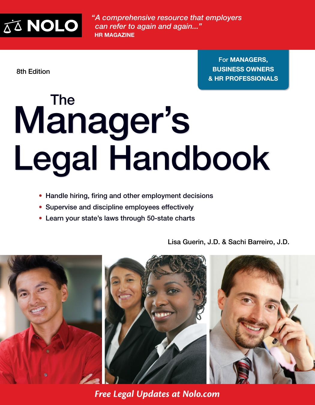 The Manager's Legal Handbook, Eighth Edition by unknow