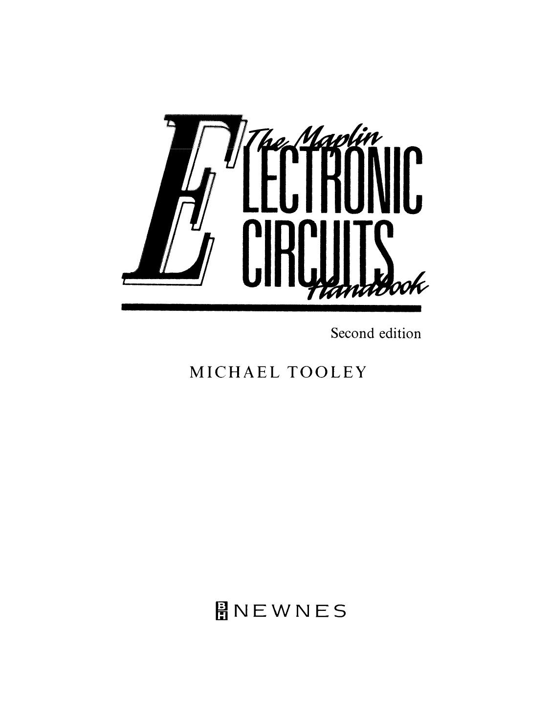The Maplin Electronic Circuits Handbook by 4<8=8AB@0B>@