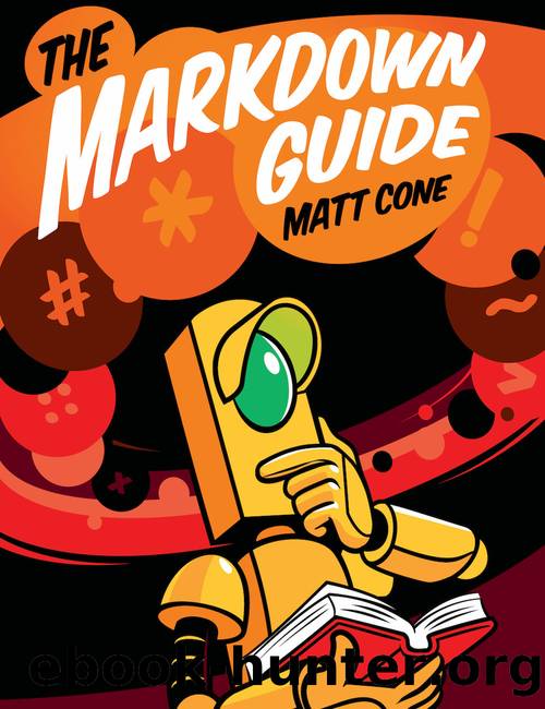The Markdown Guide by Cone Matt