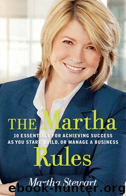 The Martha Rules by Martha Stewart
